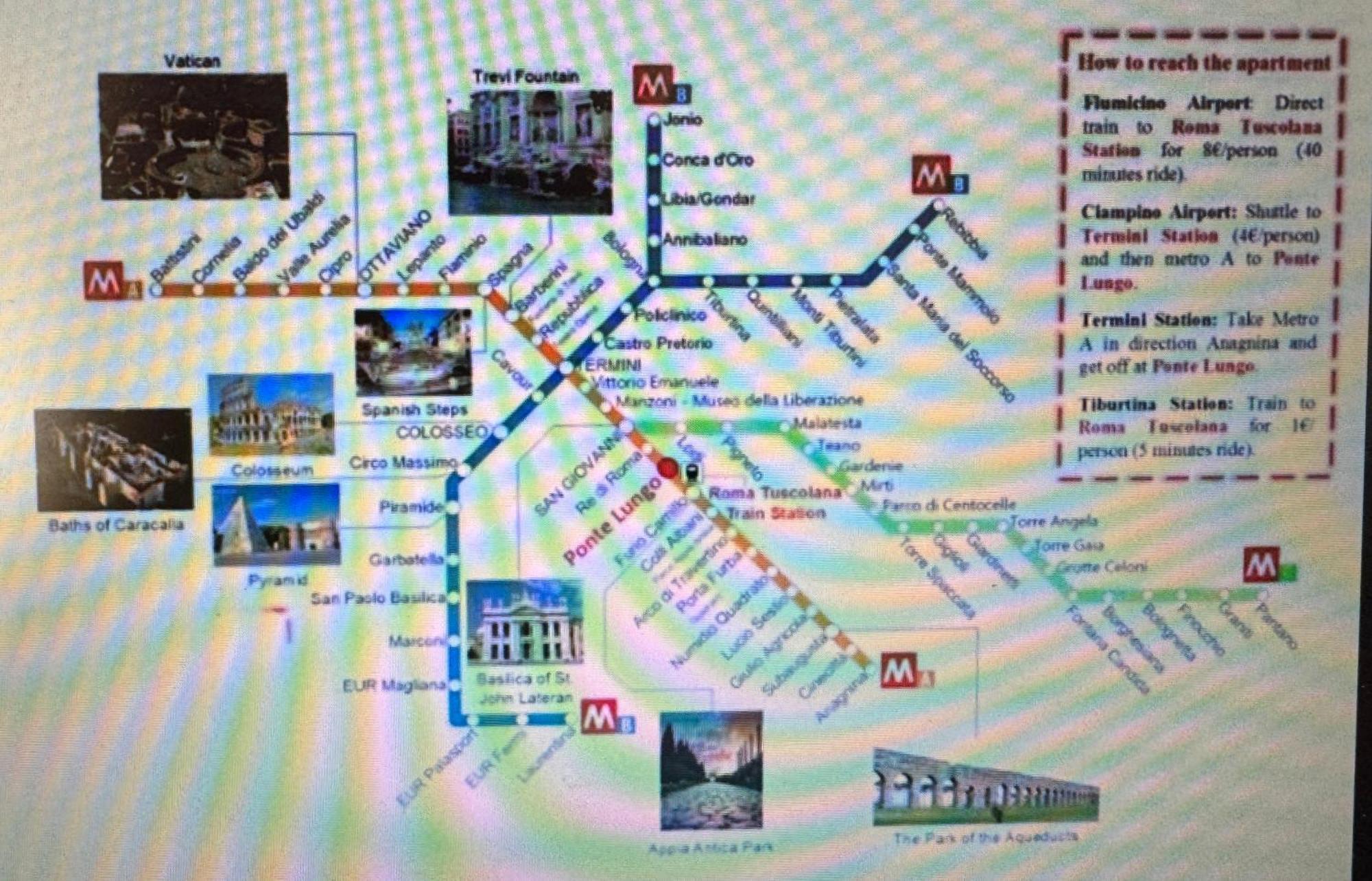 Apartment Close To The Coloseum, 2 Minutes Walk From Metro A Екстериор снимка